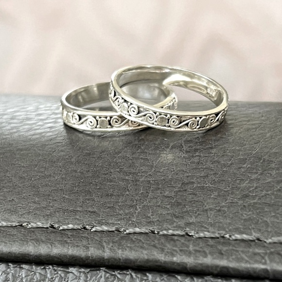 Sterling Silver Stacking Rings - Picture 1 of 9